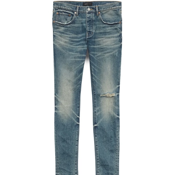 Purple Jeans Shadow Inseam Stretch Skinny Jeans
